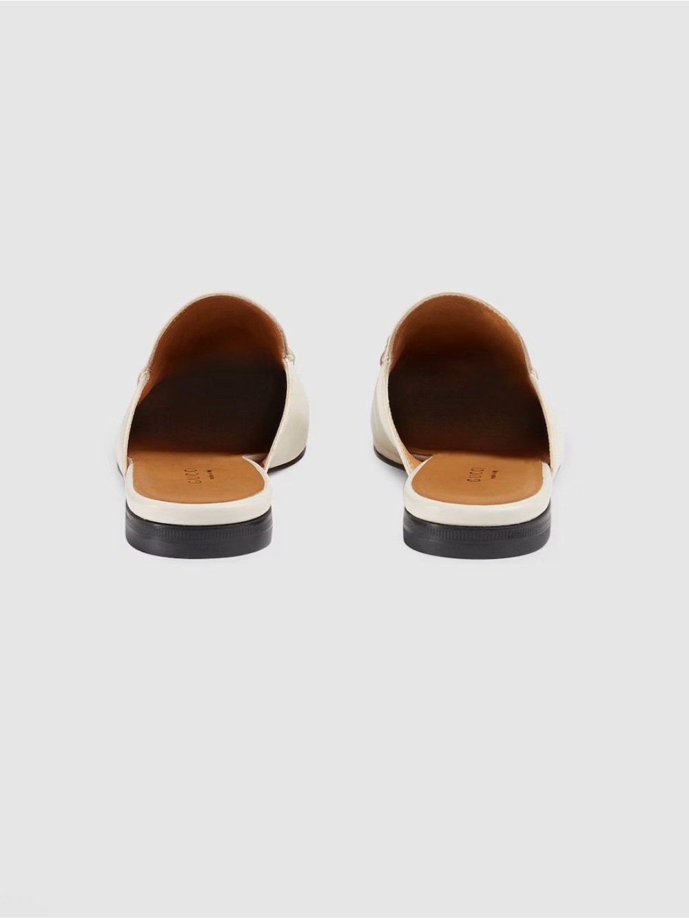 Gucci Princeton’s Women’s White Leather Horsebit Mule - Picture 2 of 10